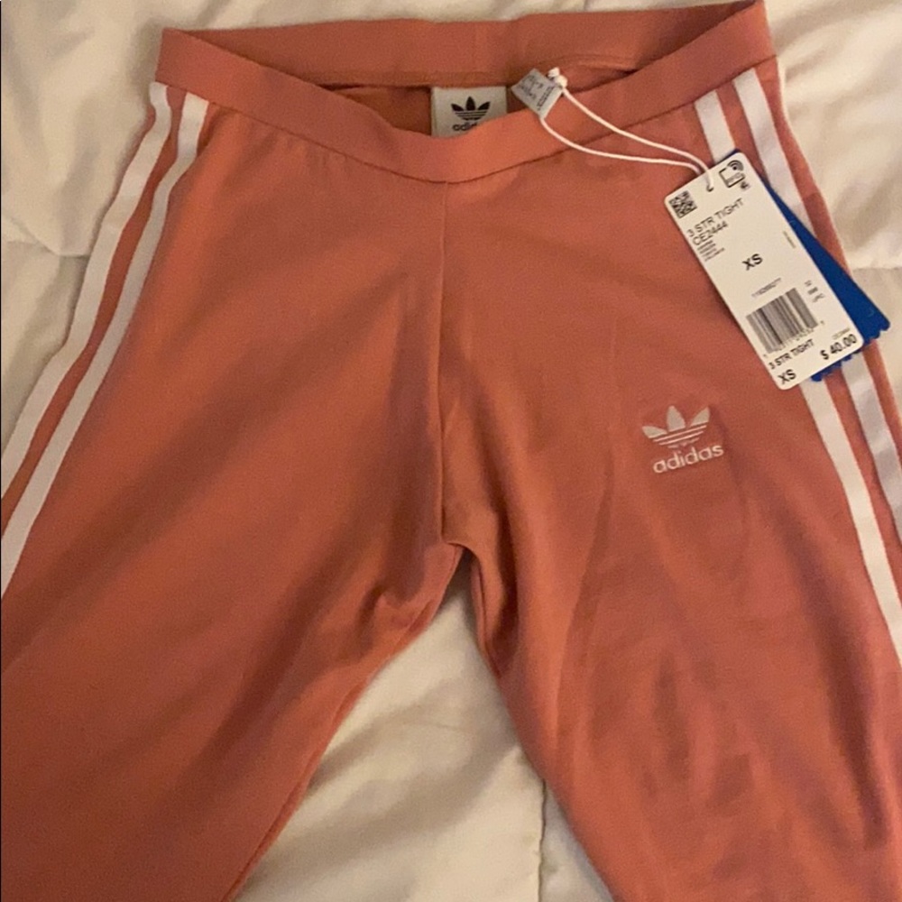 Adidas 3 stripe tights